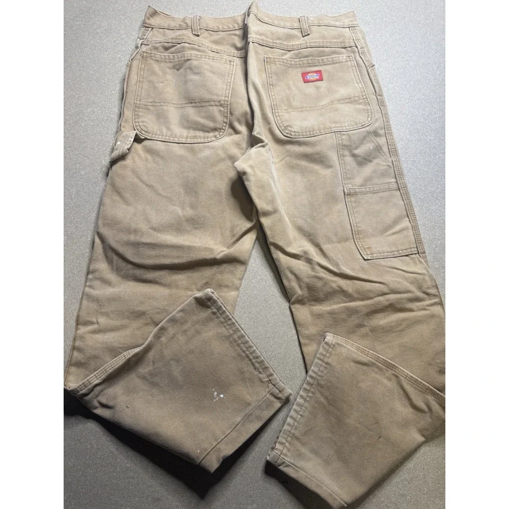 Vintage Dickies Jeans Work Wear Cargo Carpenter Pants Size 34x30 Faded‎